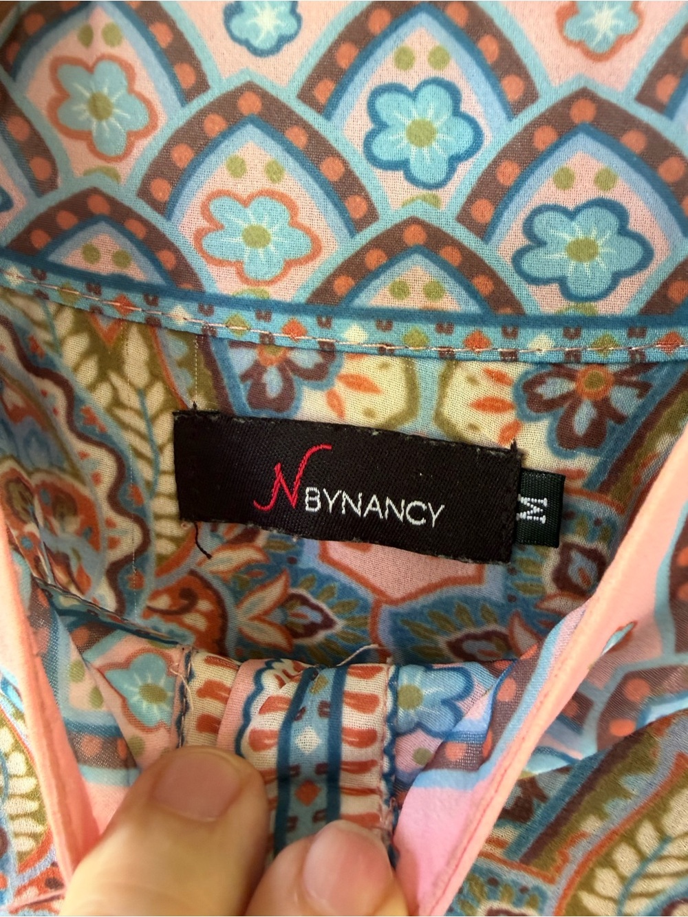 N by Nancy Maxi Dress Women’s Size Medium Precious Paisley! - Picture 6 of 6